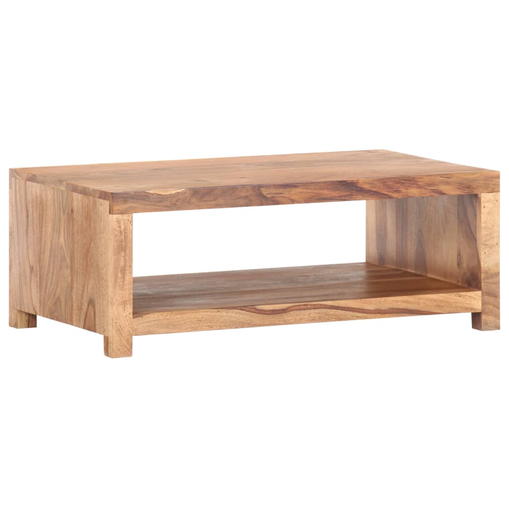 vidaXL Salontafel 80x45x30 cm massief hout