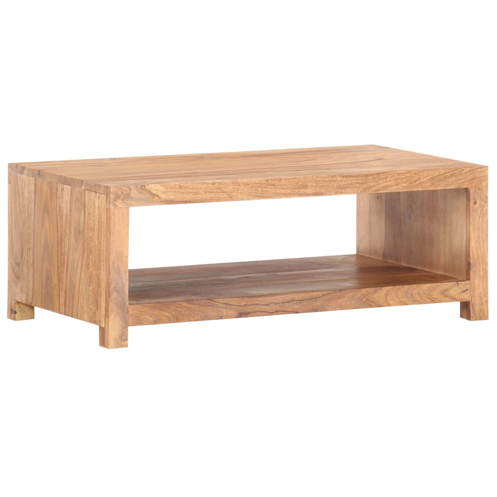 vidaXL Salontafel 80x45x30 cm massief hout