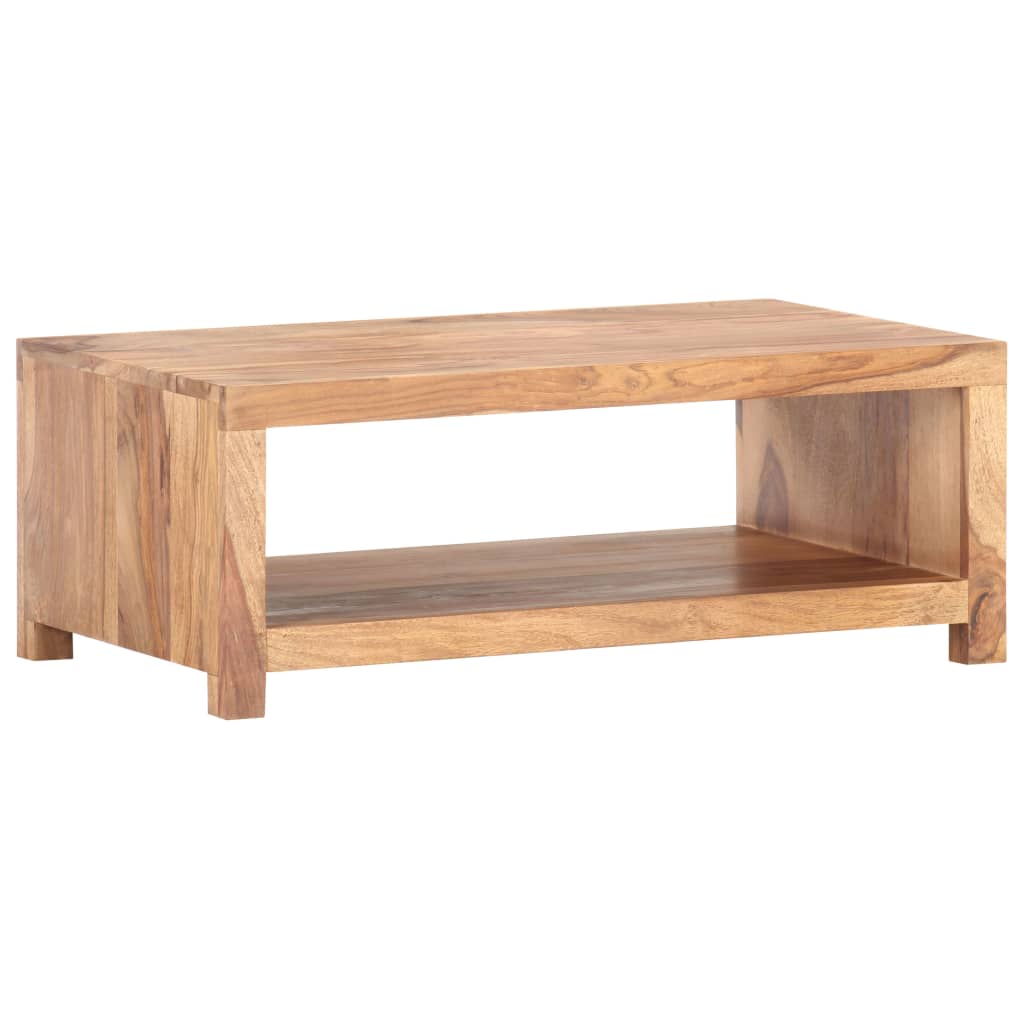 vidaXL Salontafel 80x45x30 cm massief hout
