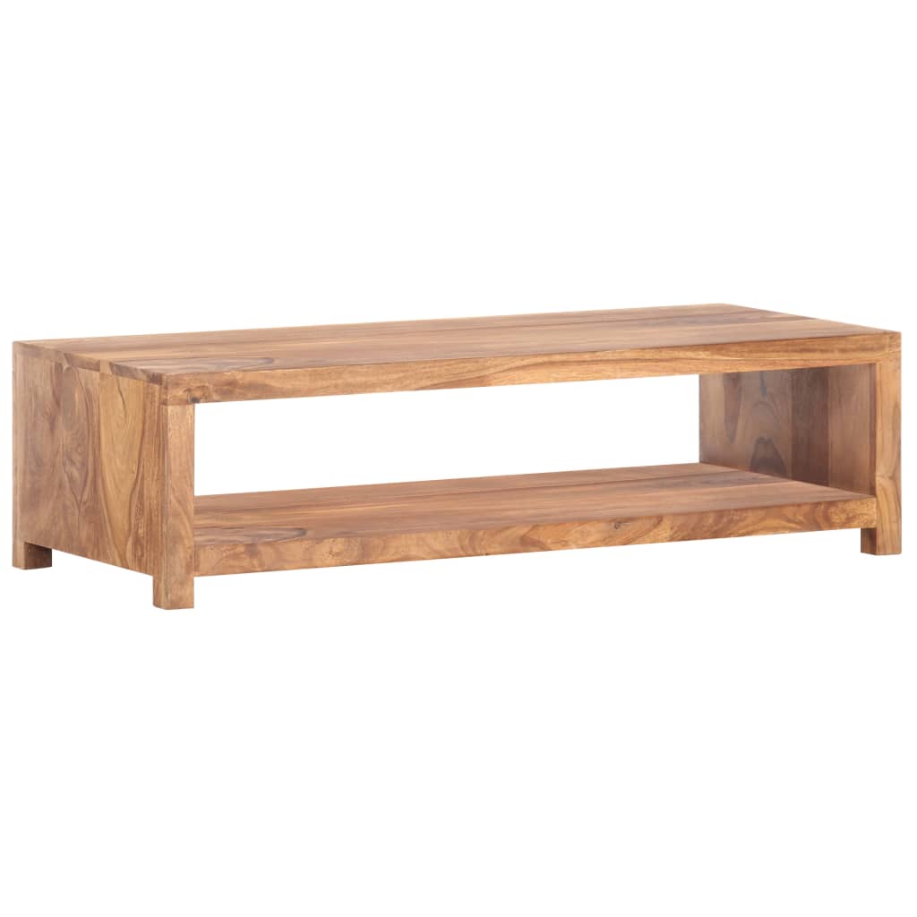 vidaXL Salontafel 80x45x30 cm massief hout