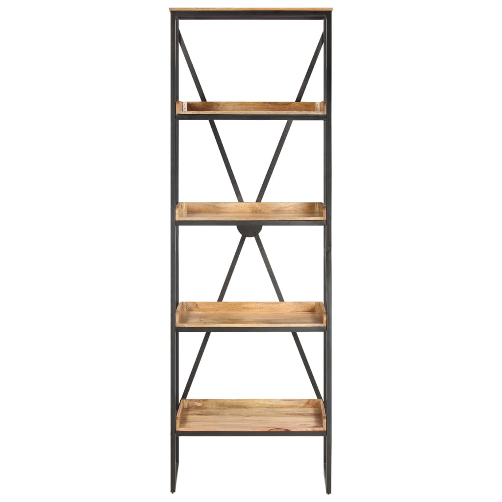 vidaXL Boekenkast met 5 schappen 60x39x180 cm massief mangohout