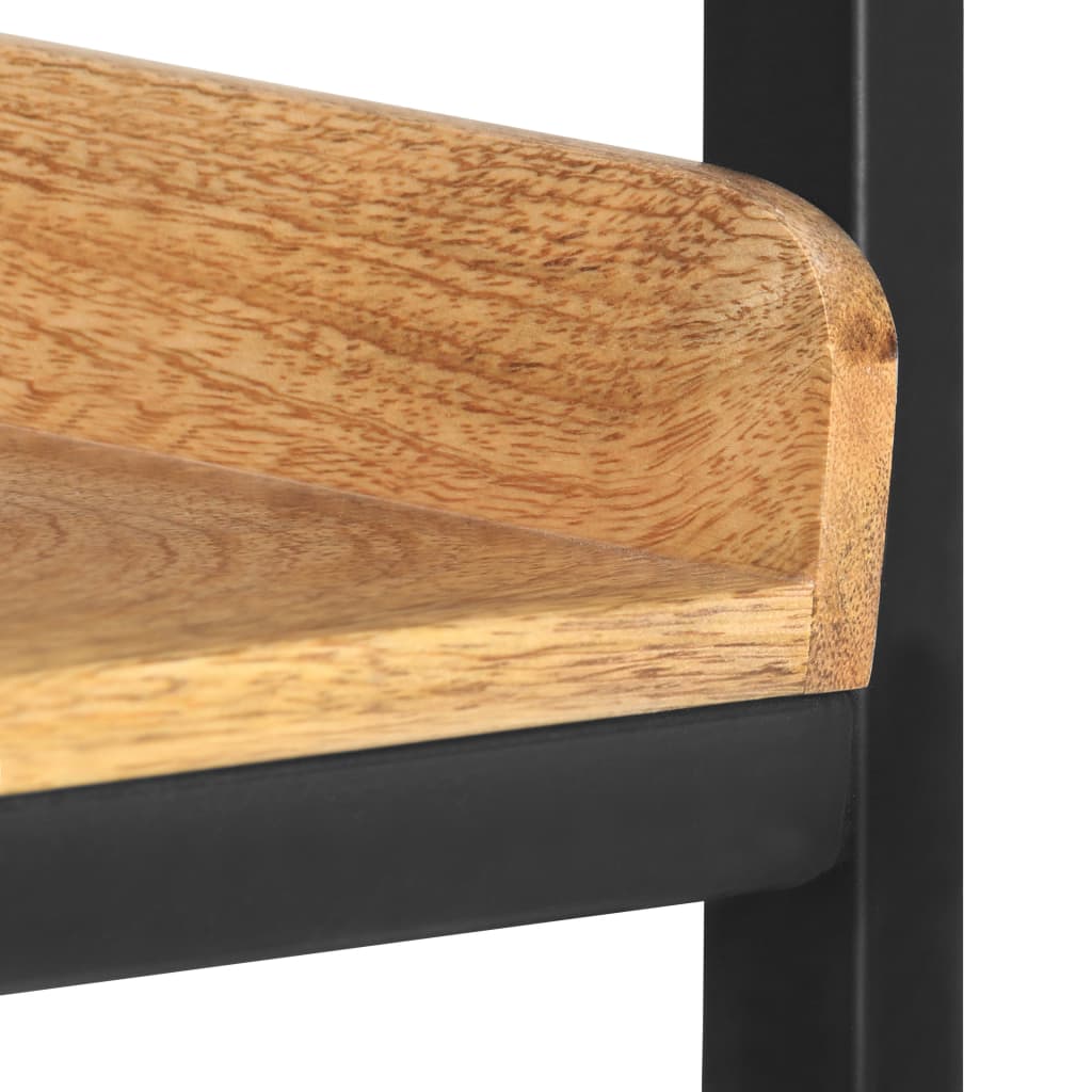 vidaXL Boekenkast met 5 schappen 60x39x180 cm massief mangohout