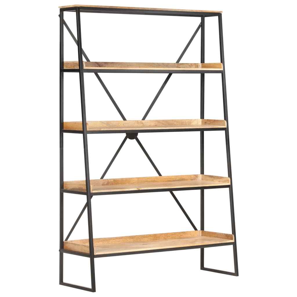 vidaXL Boekenkast met 5 schappen 60x39x180 cm massief mangohout