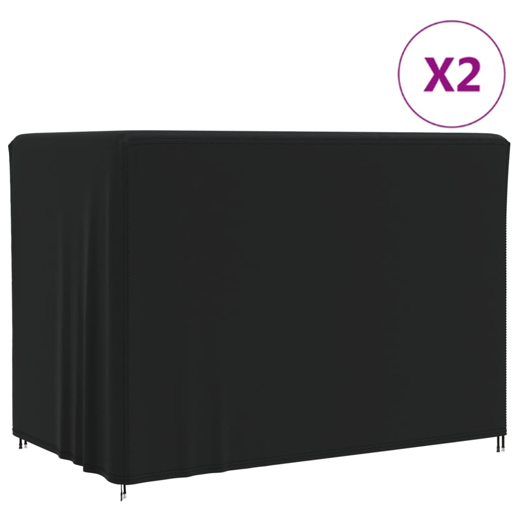 vidaXL Tuinmeubelhoezen 2 st 220x150x150 cm 420D oxford stof