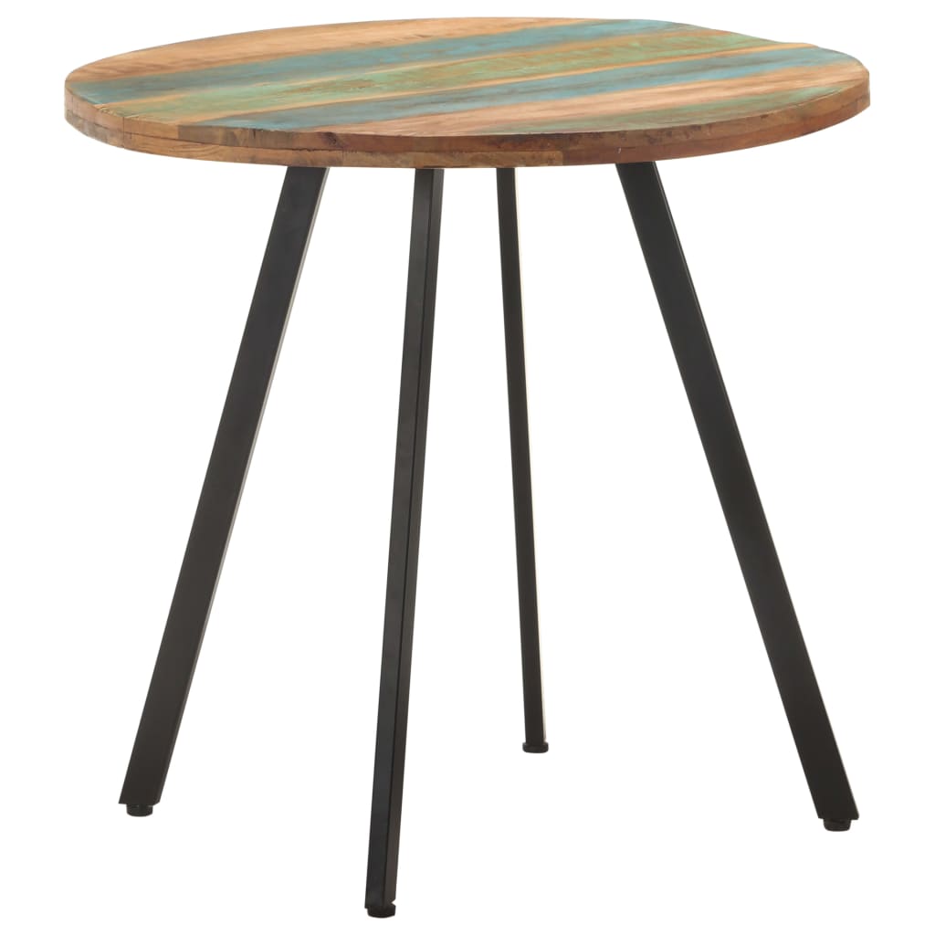 vidaXL Eettafel 80 cm massief gerecycled hout - Aashly