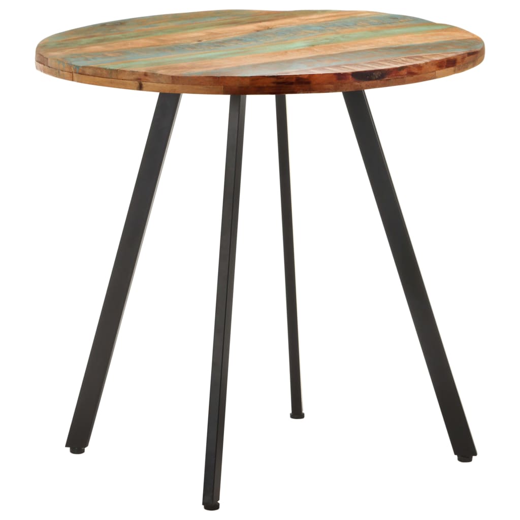 vidaXL Eettafel 80 cm massief gerecycled hout - Aashly