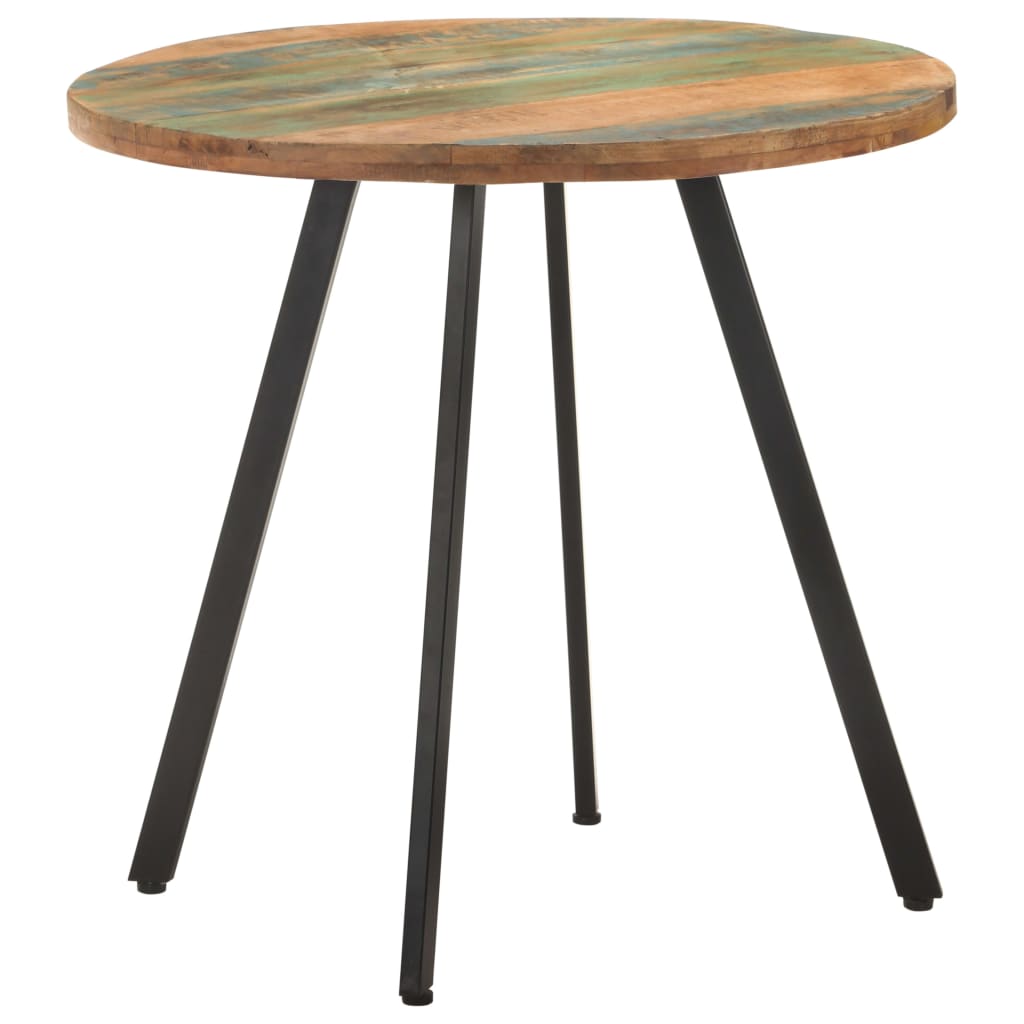 vidaXL Eettafel 80 cm massief gerecycled hout - Aashly