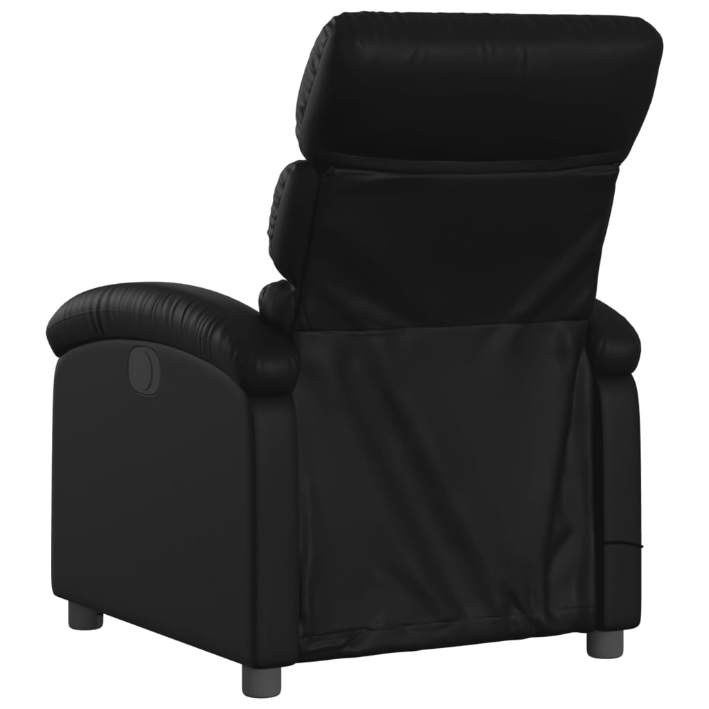 vidaXL Massagestoel van zwart kunstleer