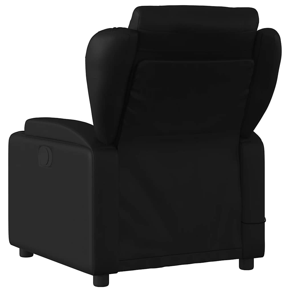 vidaXL Massagestoel van zwart kunstleer