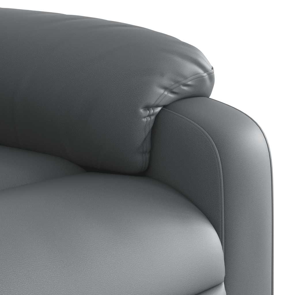 vidaXL Massagestoel van zwart kunstleer
