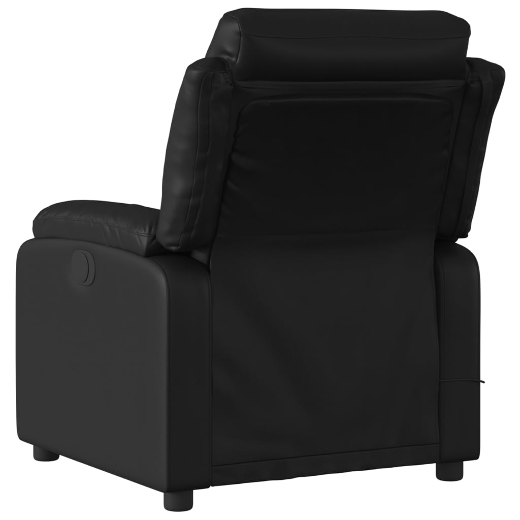 vidaXL Massagestoel van zwart kunstleer