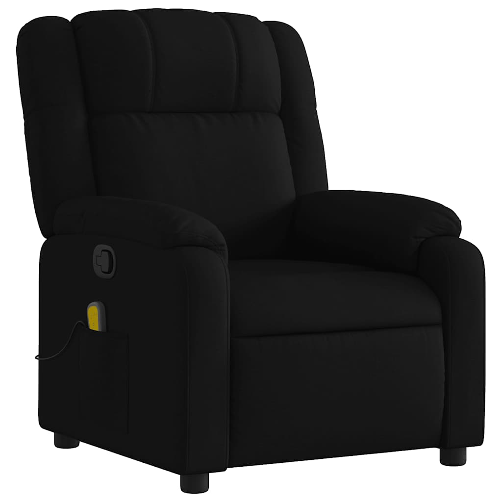 vidaXL Massagestoel met lichtgrijze stof