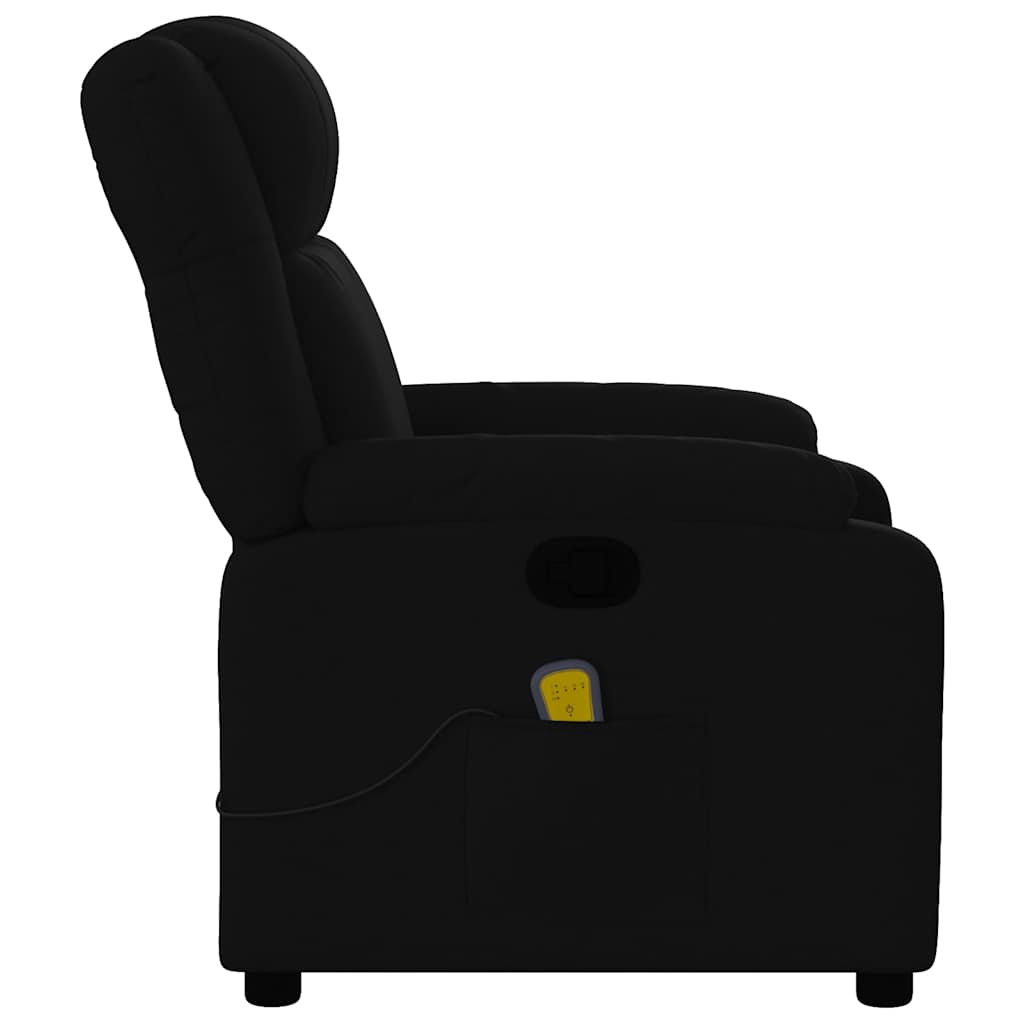 vidaXL Massagestoel met lichtgrijze stof