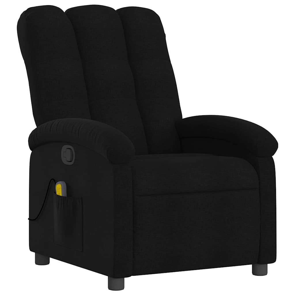 vidaXL Massagestoel met lichtgrijze stof