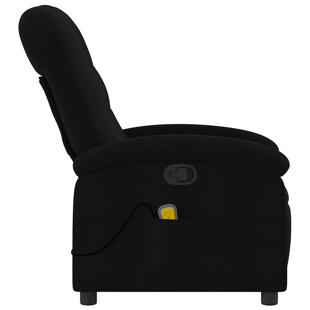 vidaXL Massagestoel met lichtgrijze stof
