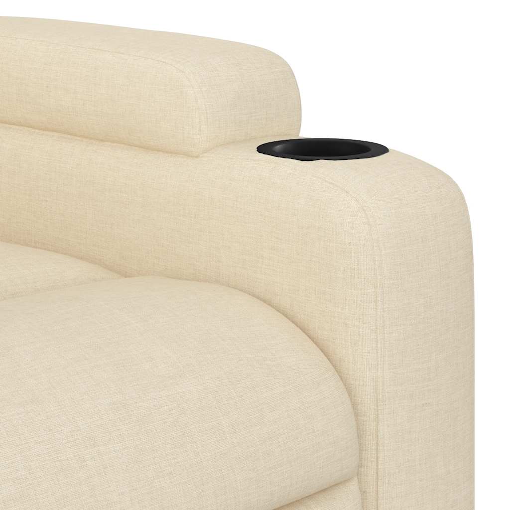 vidaXL Massagestoel met lichtgrijze stof