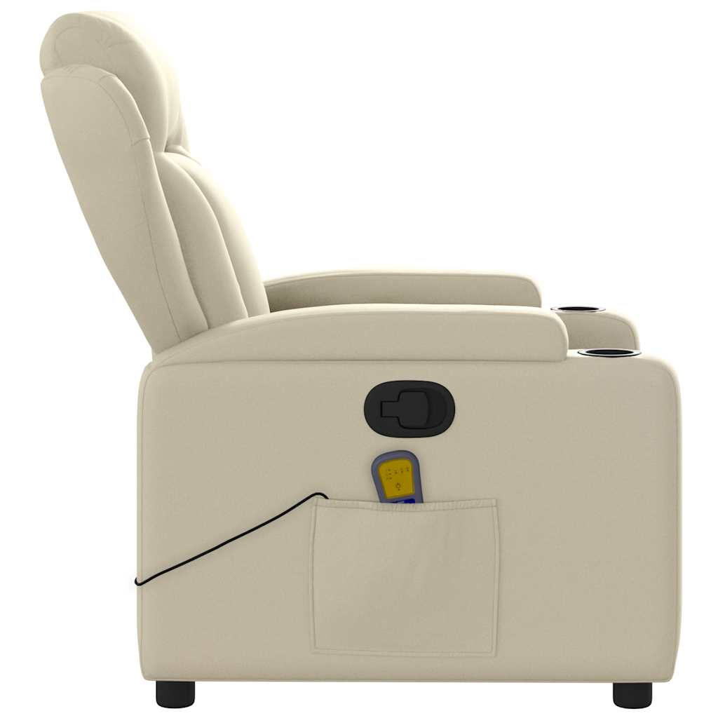vidaXL Massagestoel van zwart kunstleer