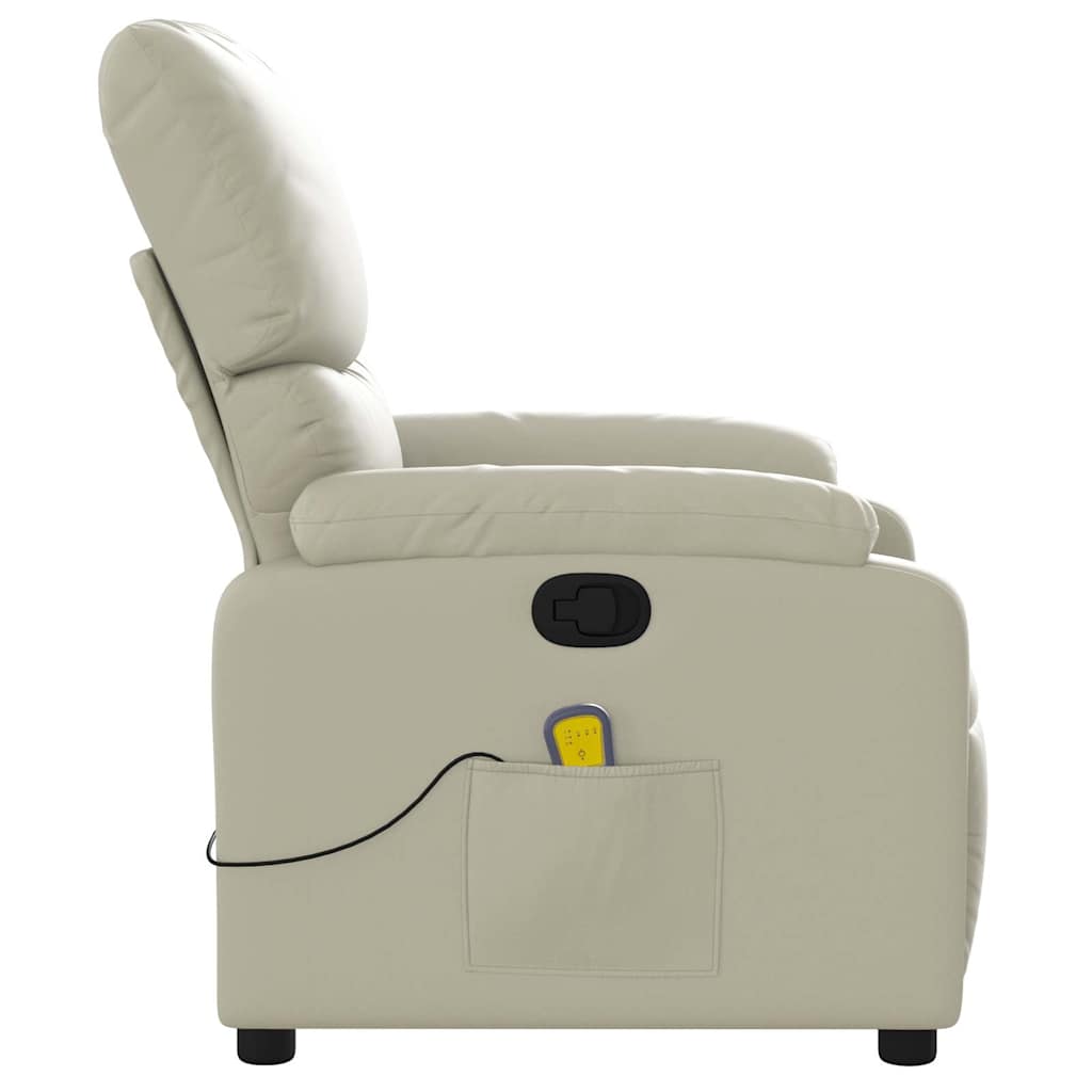 vidaXL Massagestoel van zwart kunstleer
