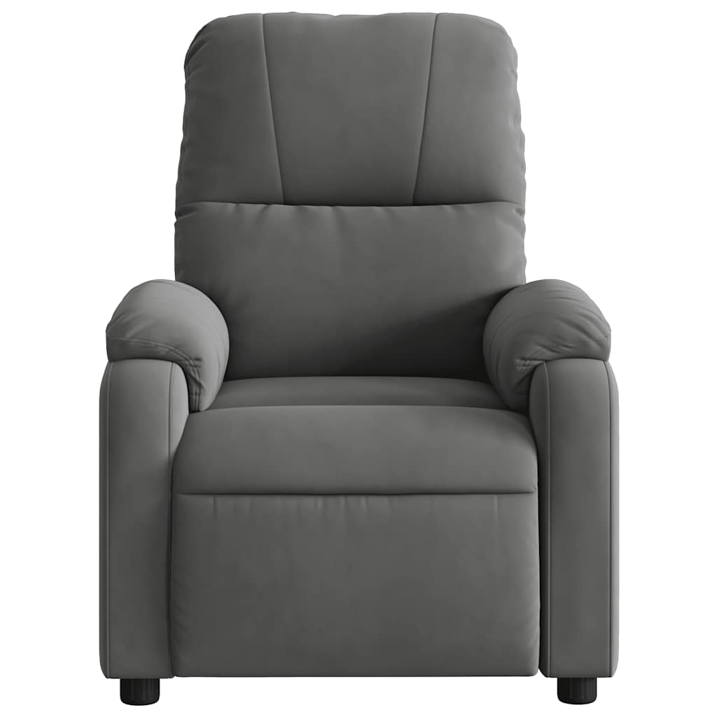 vidaXL Massagestoel van microvezelstof in bruin