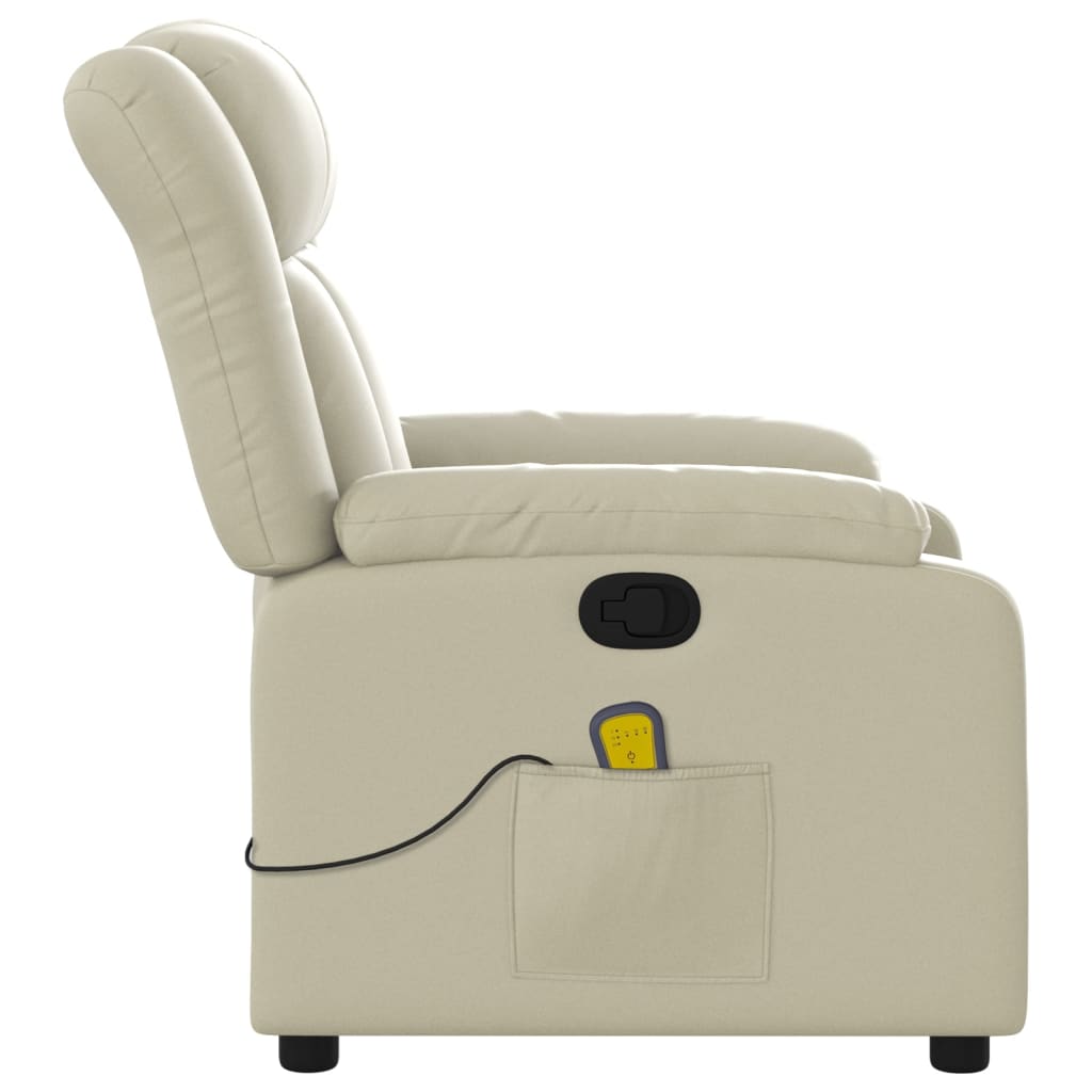 vidaXL Massagestoel van zwart kunstleer