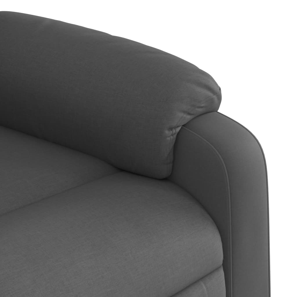 vidaXL Massagestoel met lichtgrijze stof