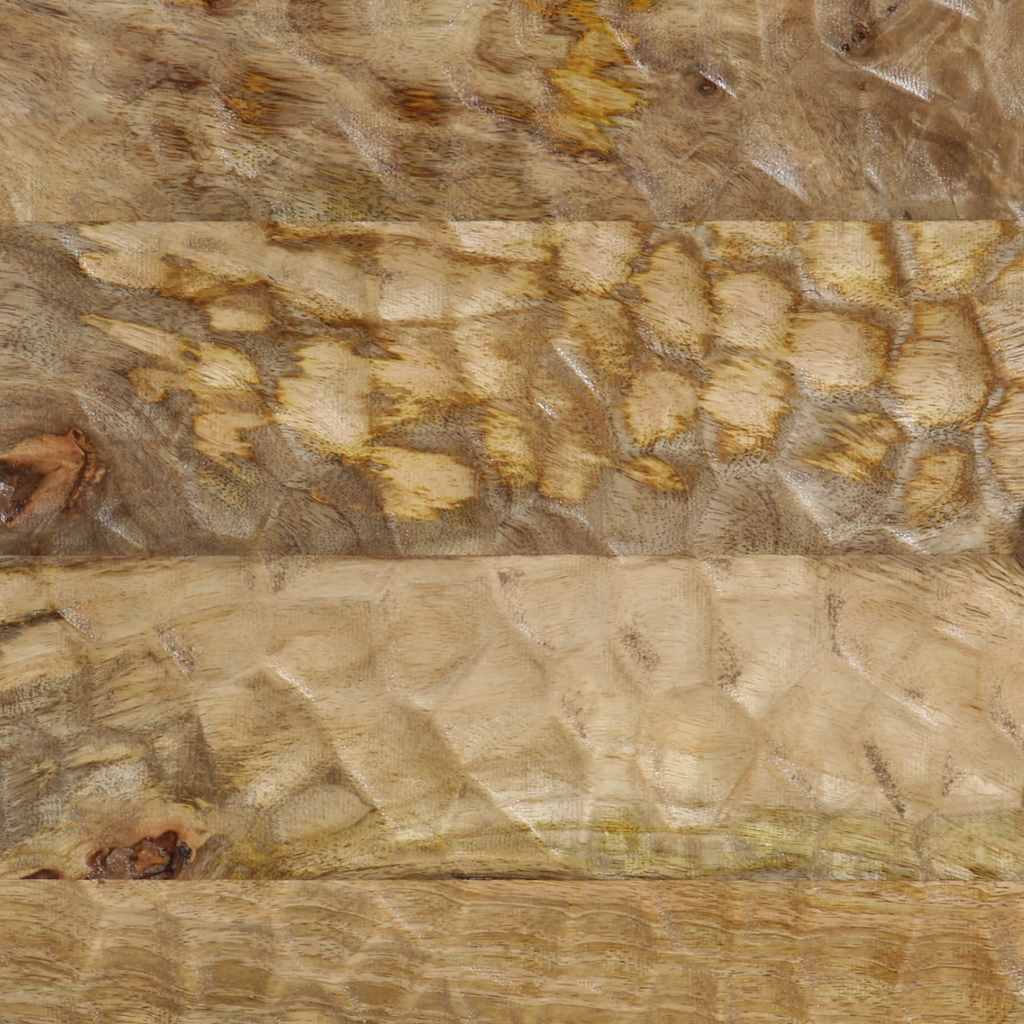 vidaXL Bijzetkasten 3 st 60x33x75 cm massief mangohout zwart
