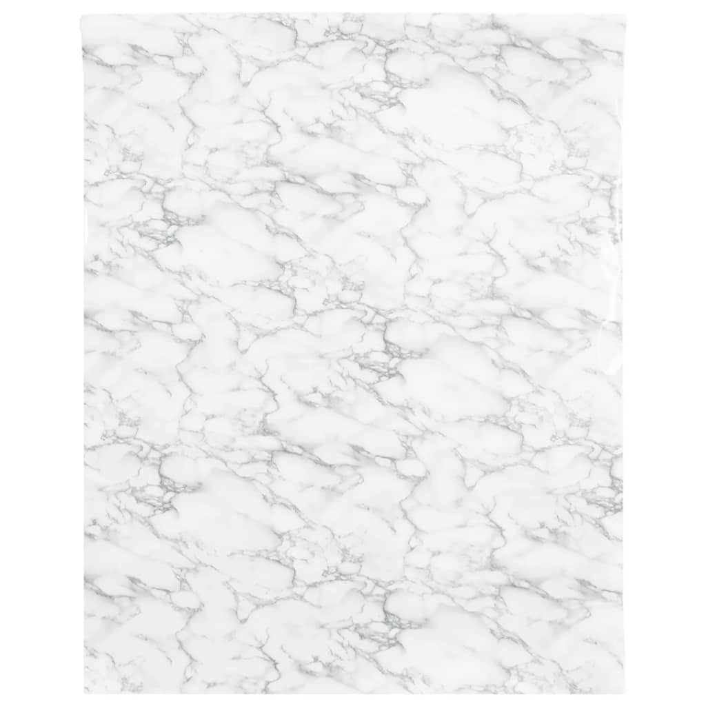 vidaXL Meubelfolies zelfklevend 90x500 cm PVC marmerzwart