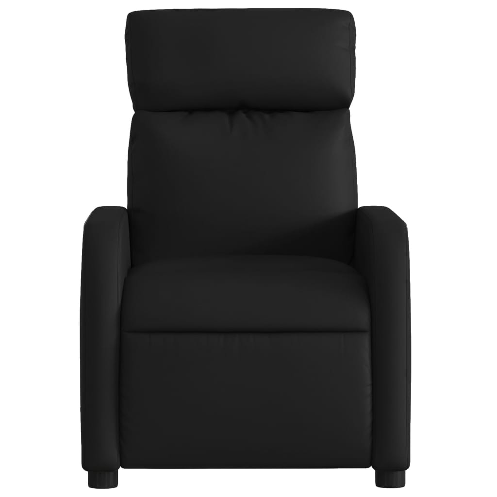 vidaXL Massagestoel Kunstleer Zwart