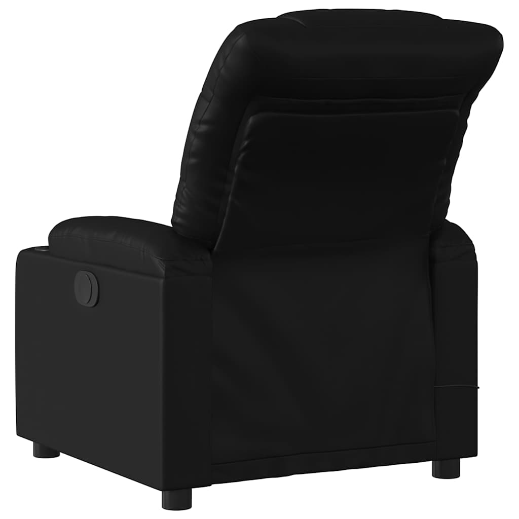 vidaXL Massagestoel van zwart kunstleer