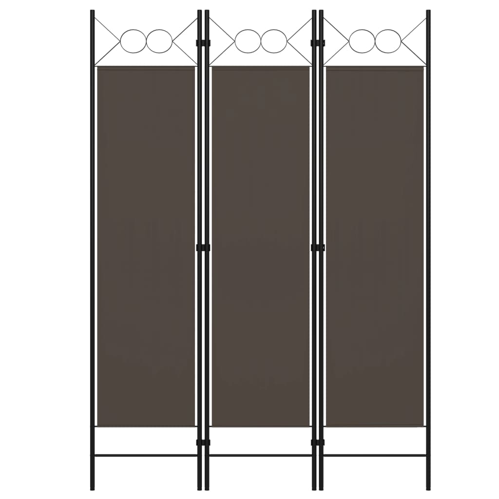 vidaXL Kamerscherm met 4 panelen 160x180 cm antraciet