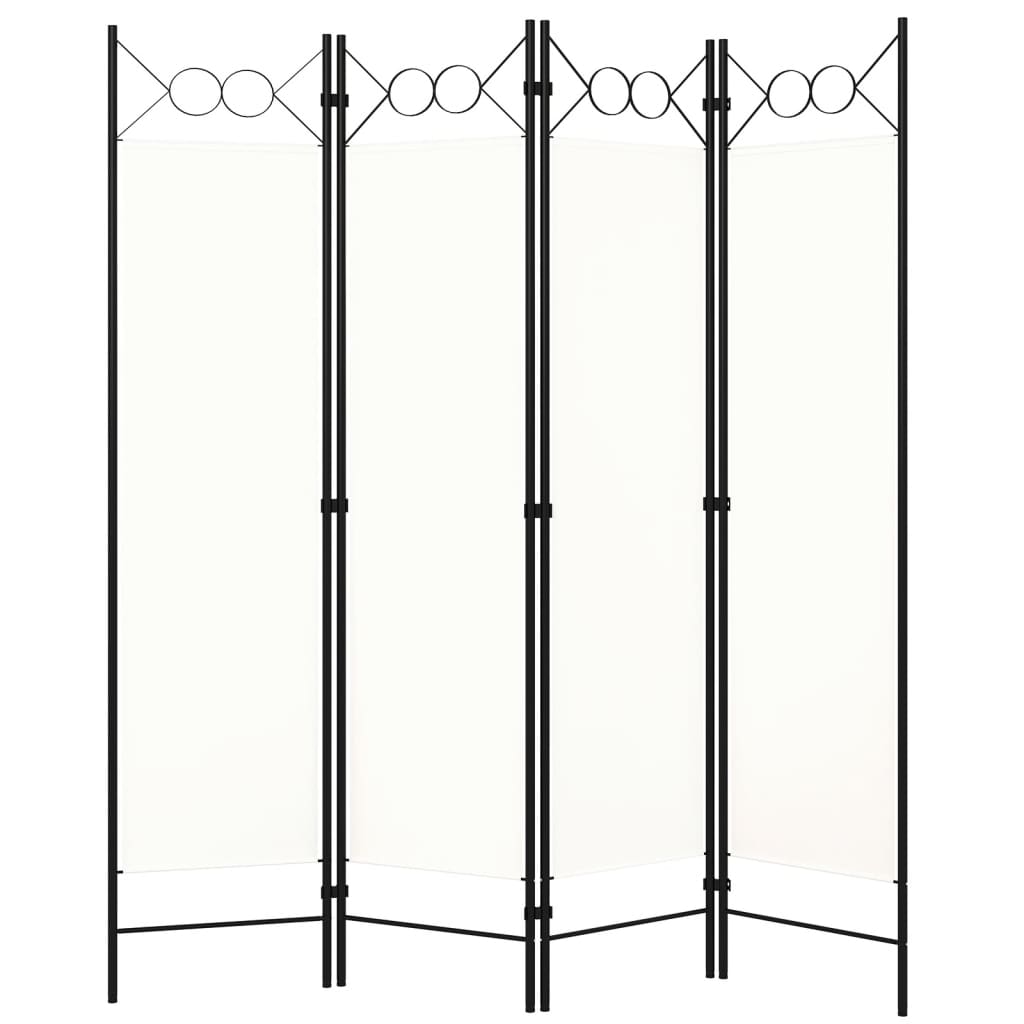 vidaXL Kamerscherm met 4 panelen 160x180 cm antraciet
