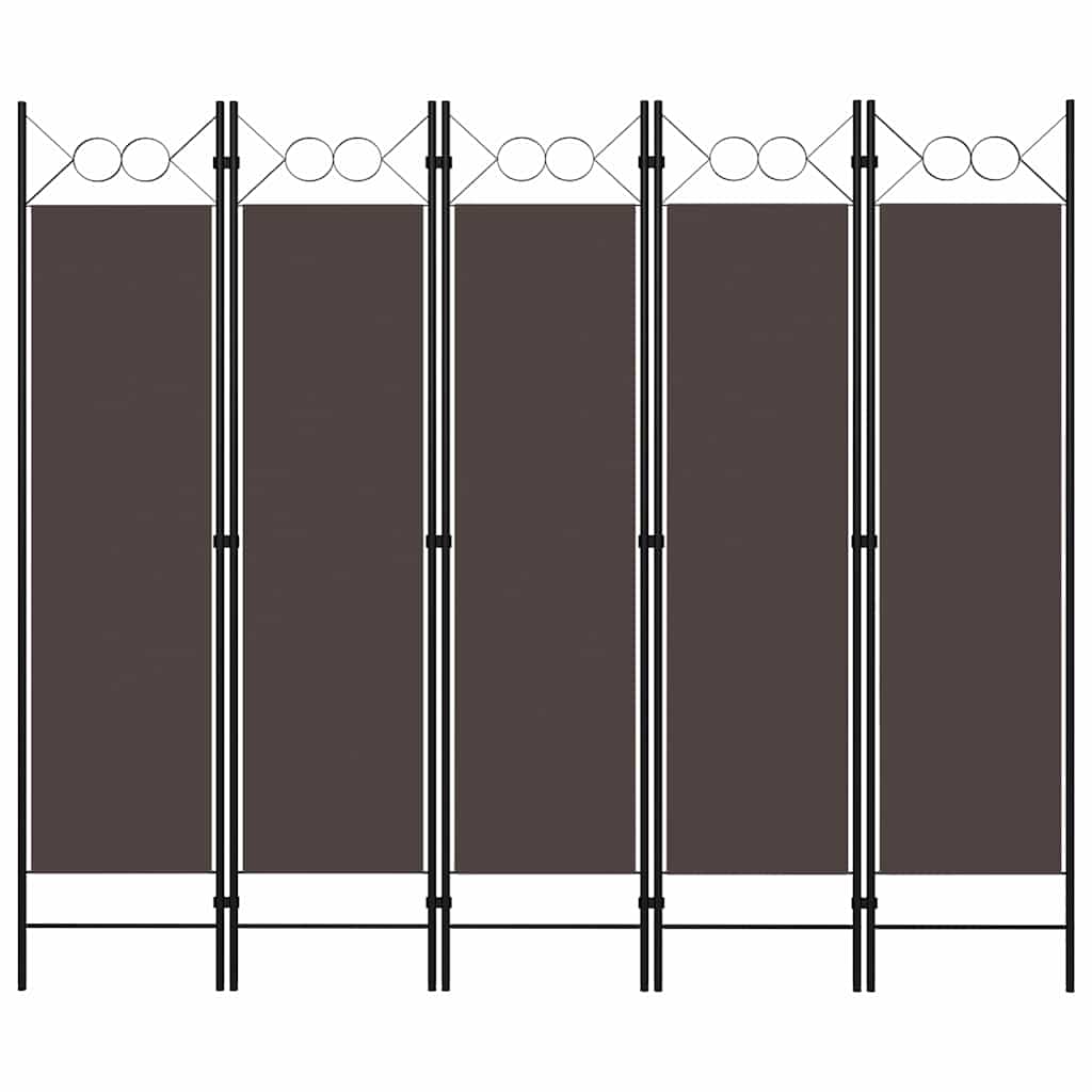 vidaXL Kamerscherm met 4 panelen 160x180 cm antraciet