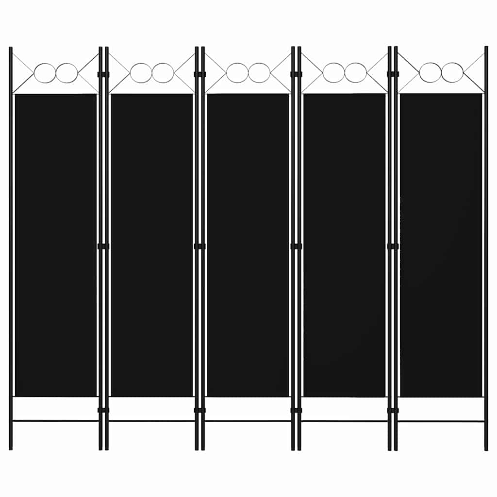 vidaXL Kamerscherm met 4 panelen 160x180 cm antraciet
