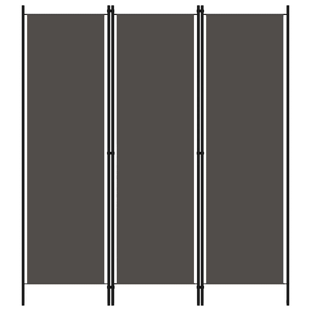 vidaXL Kamerscherm met 4 panelen 200x180 cm wit