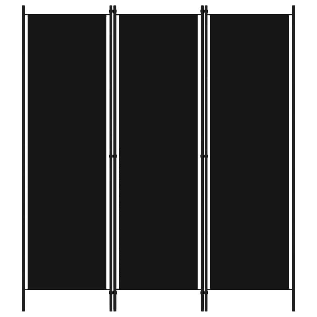 vidaXL Kamerscherm met 4 panelen 200x180 cm wit
