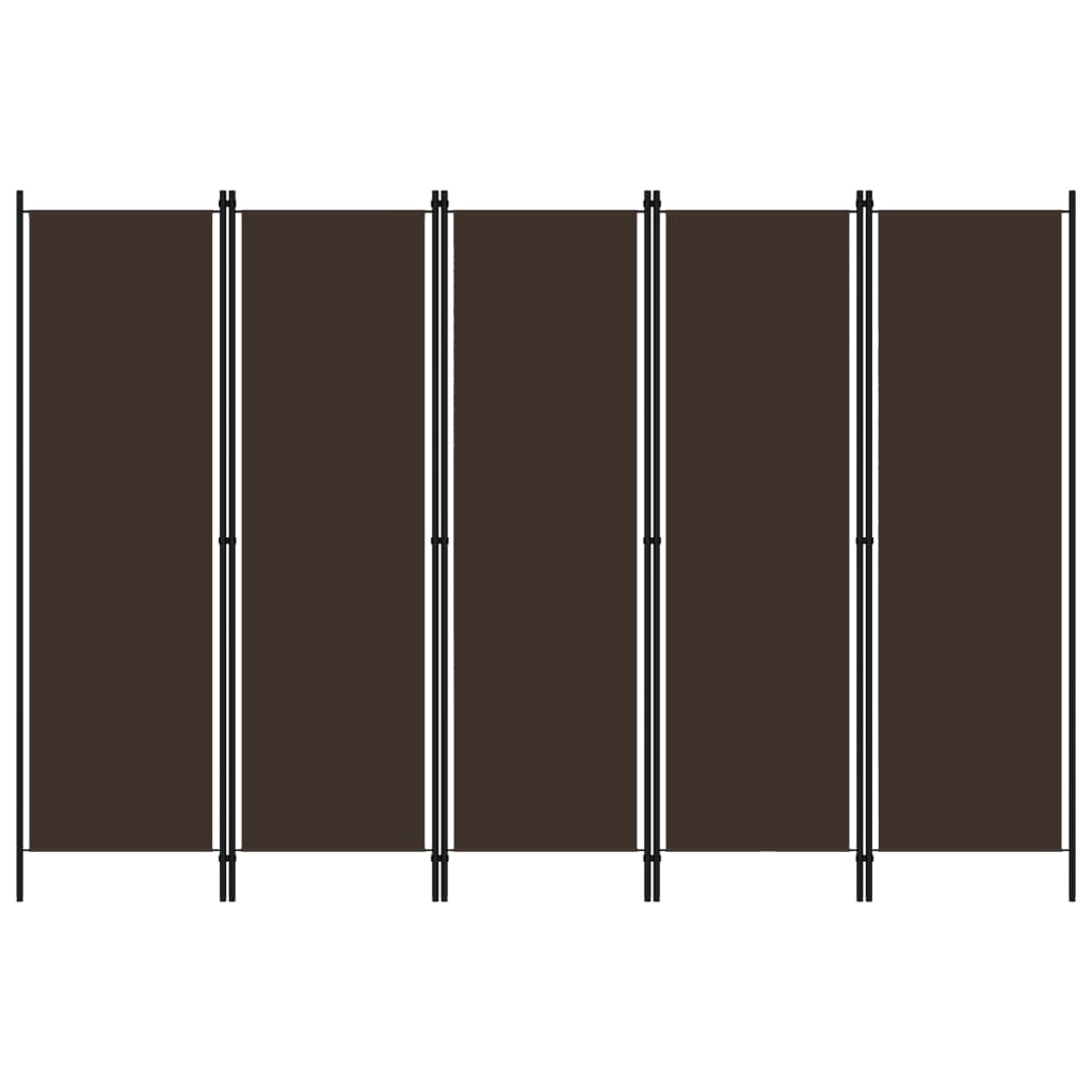 vidaXL Kamerscherm met 4 panelen 200x180 cm wit