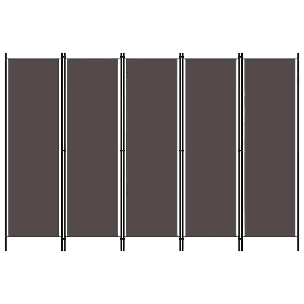 vidaXL Kamerscherm met 4 panelen 200x180 cm wit