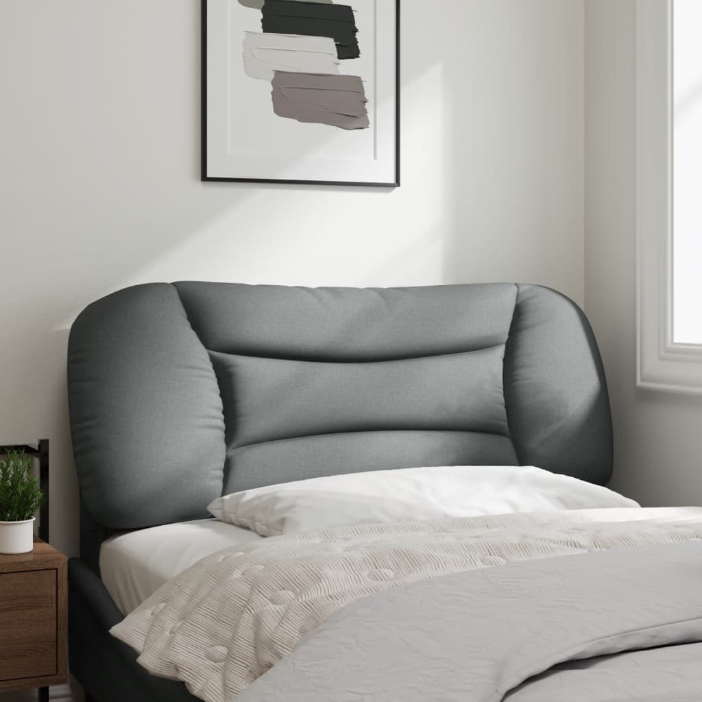 vidaXL Hoofdbordkussen "Hvar" 152 cm stof lichtgrijs