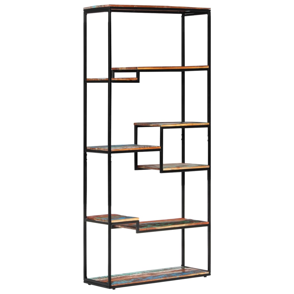 vidaXL Boekenkast 80x30x180 cm ruw mangohout