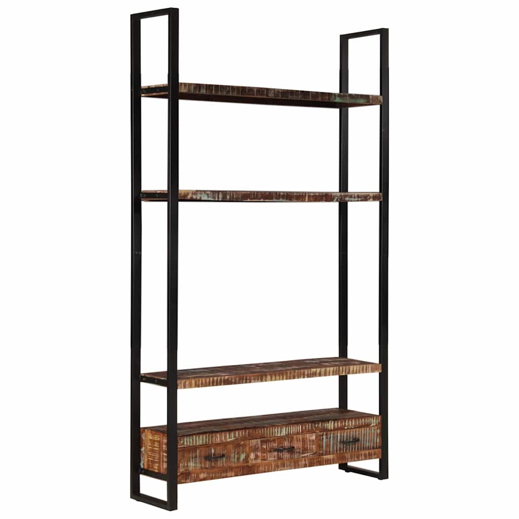 vidaXL Boekenkast 118x30x200 cm massief ruw mangohout