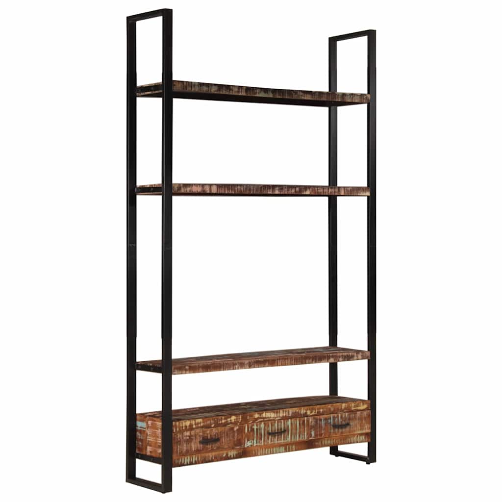 vidaXL Boekenkast 118x30x200 cm massief ruw mangohout