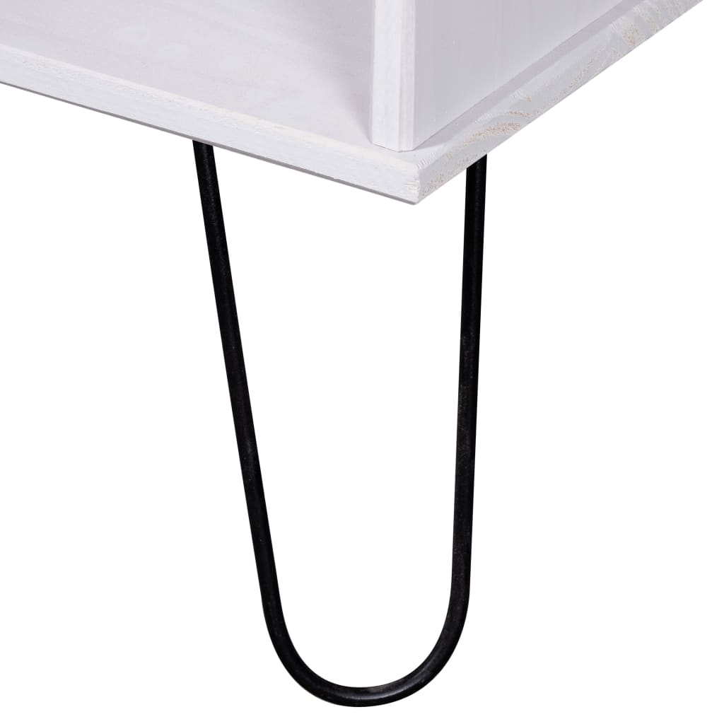 vidaXL Salontafel New York massief grenenhout lichthoutkleurig