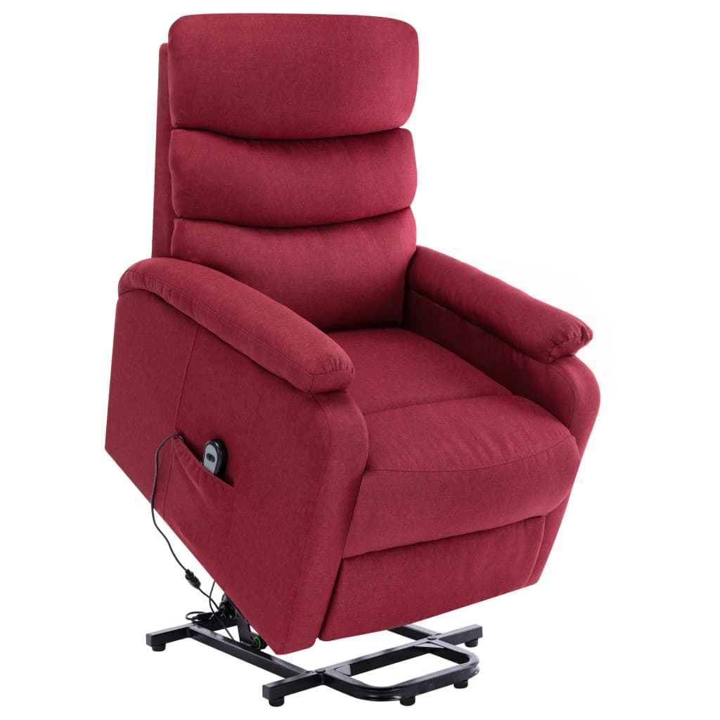 vidaXL Sta-op-massagestoel stof lichtgrijs