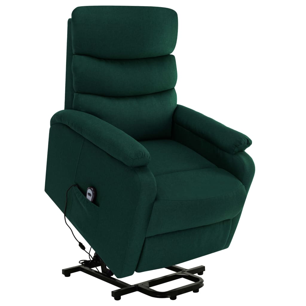 vidaXL Sta-op-massagestoel stof lichtgrijs