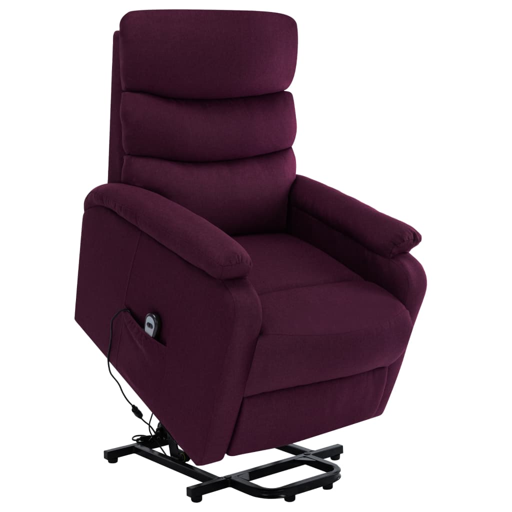 vidaXL Sta-op-massagestoel stof lichtgrijs