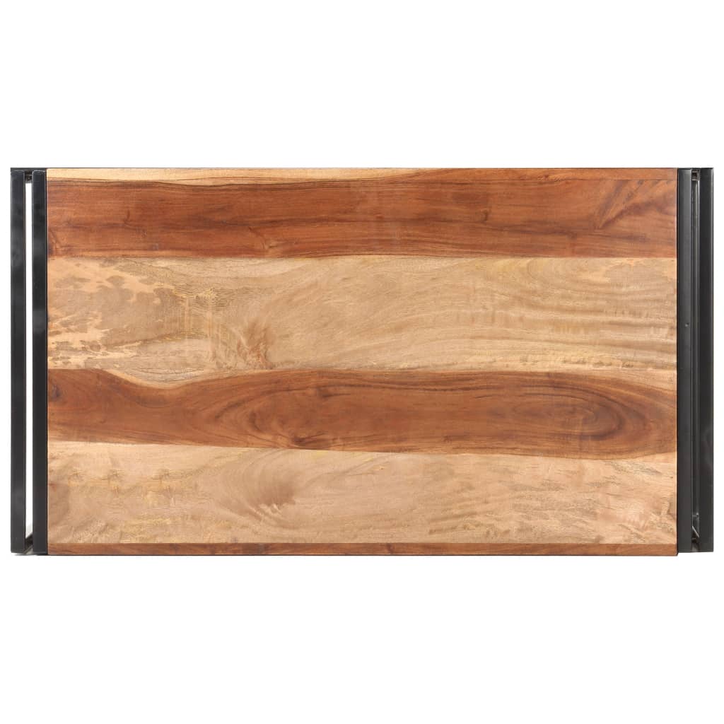 vidaXL Salontafel 100x55x45 cm ruw mangohout
