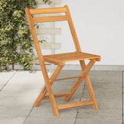 vidaXL Bistro Chairs 4 pcs Folding Solid Acacia Wood