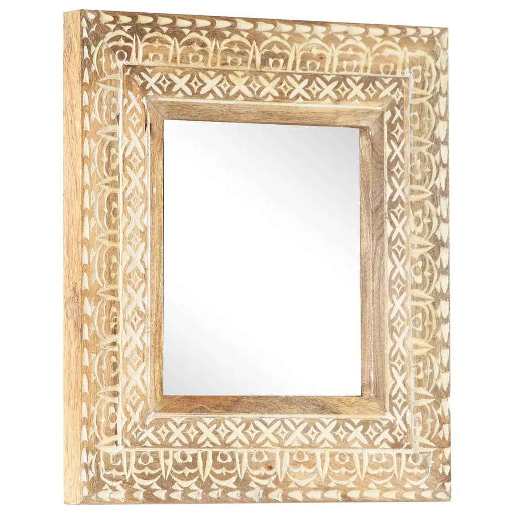 vidaXL Spiegel handgesneden 110x50x2,6 cm massief mangohout