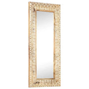 vidaXL Spiegel handgesneden 110x50x2,6 cm massief mangohout
