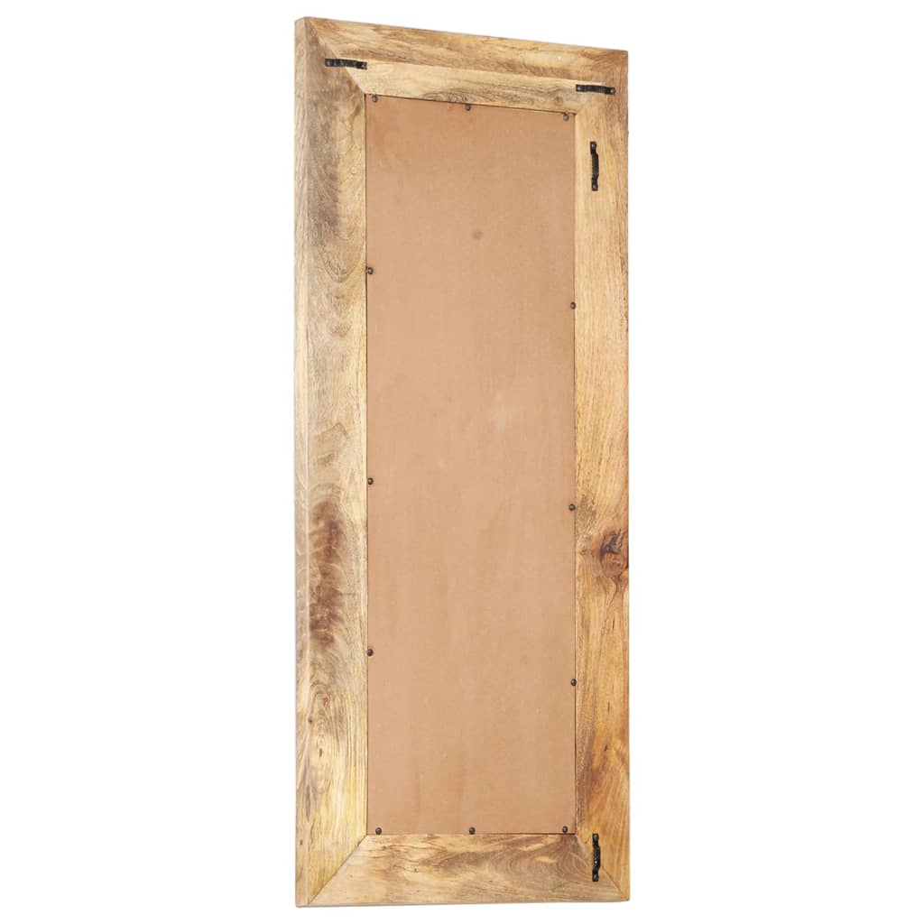 vidaXL Mirror hand-carved 110x50x2.6 cm solid mango wood
